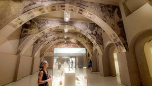 El MNAC insisteix en el perill de traslladar els murals de Sixena