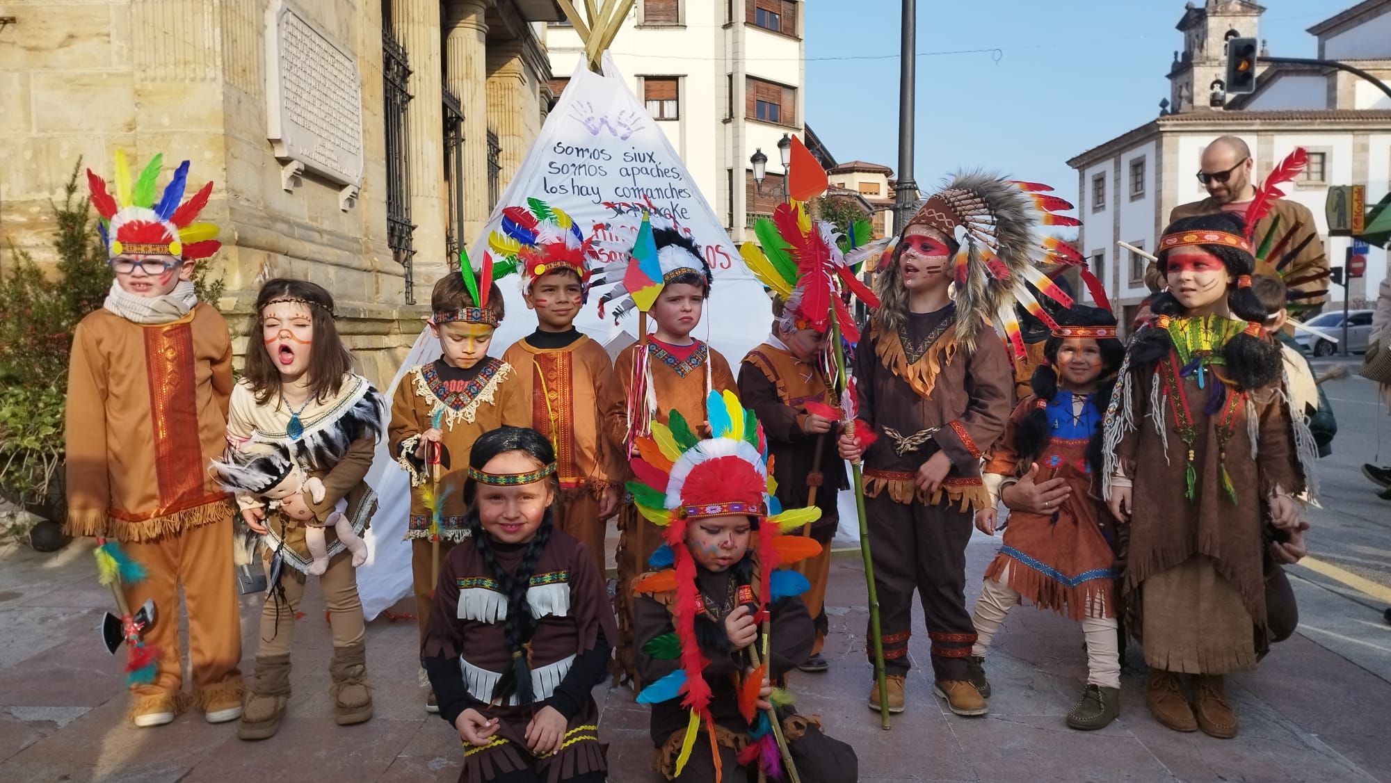 El Carnaval llega a los más pequeños de Cangas de Onís