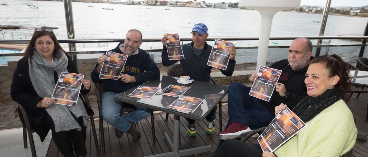 Presentación dee festival solidario en Talamanca con Cata Prats, el Mago Alexis, José Boto, Rafa Martínez y Laura Moreno..