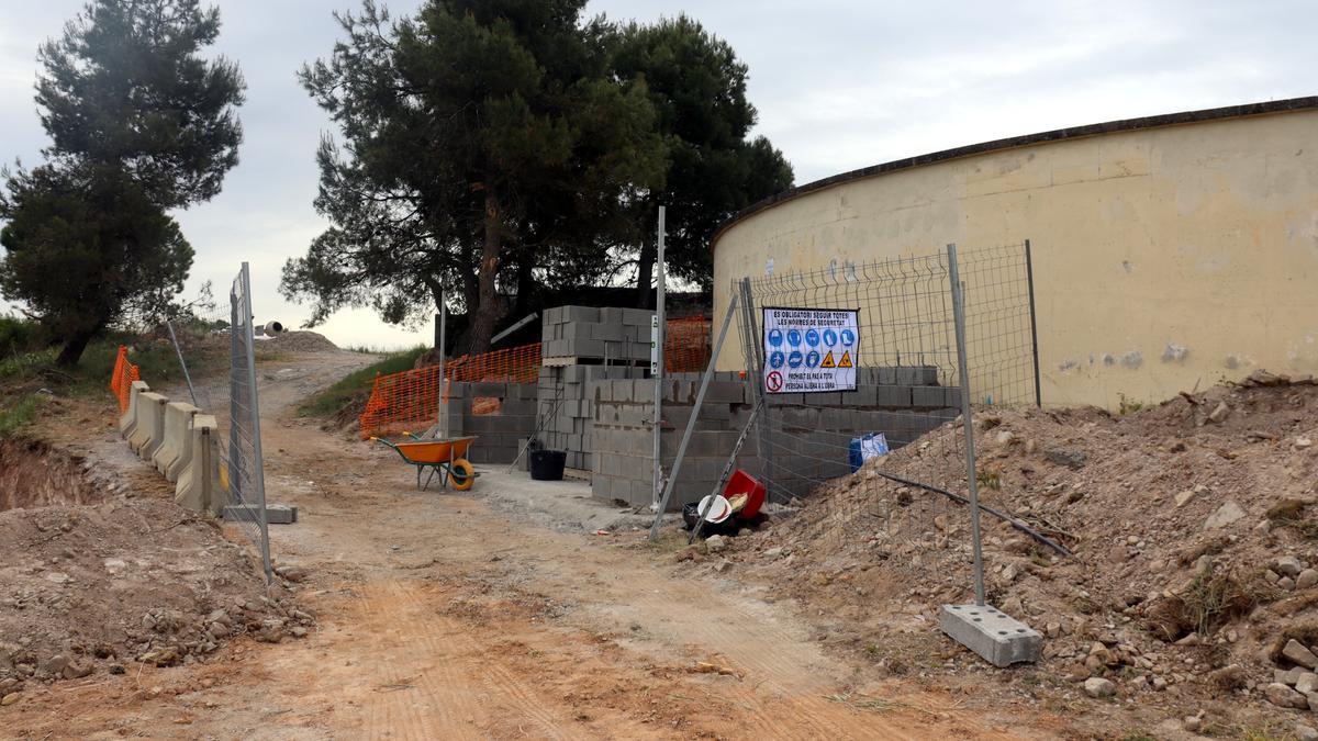 Les obres per connectar el dipòsit de Calaf amb la Llosa del Cavall