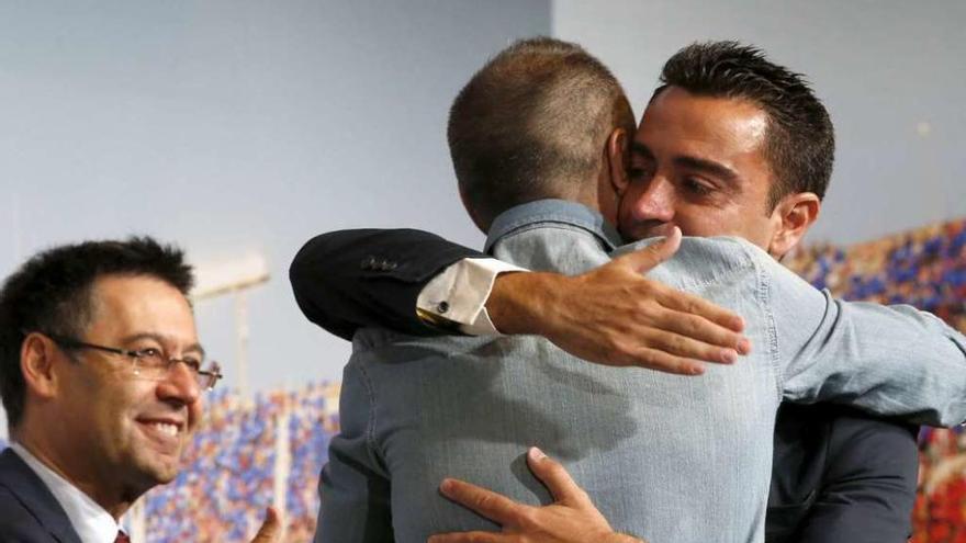 Xavi se despide emocionado: &quot;No es un adiós sino un hasta luego&quot;