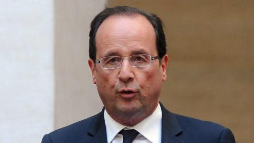 El triunfador, François Hollande.