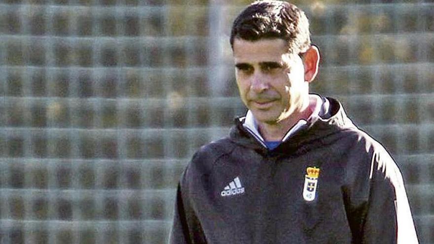 Fernando Hierro, en El Requexón.