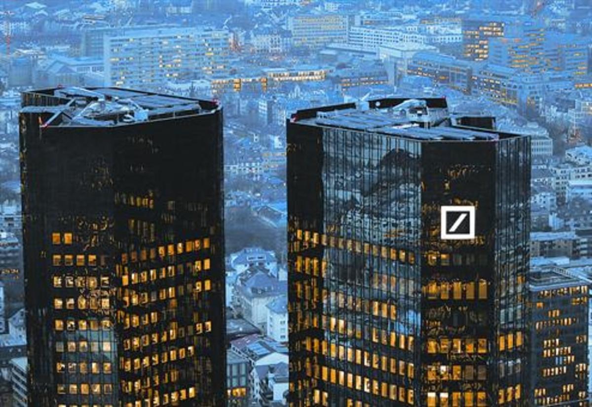 El cuartel general del Deutsche Bank en Fráncfort. El cuartel general del Deutsche Bank en Fráncfort.
