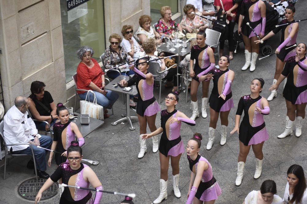 El grupo de majorettes de Monteagudo, en la ''Gran