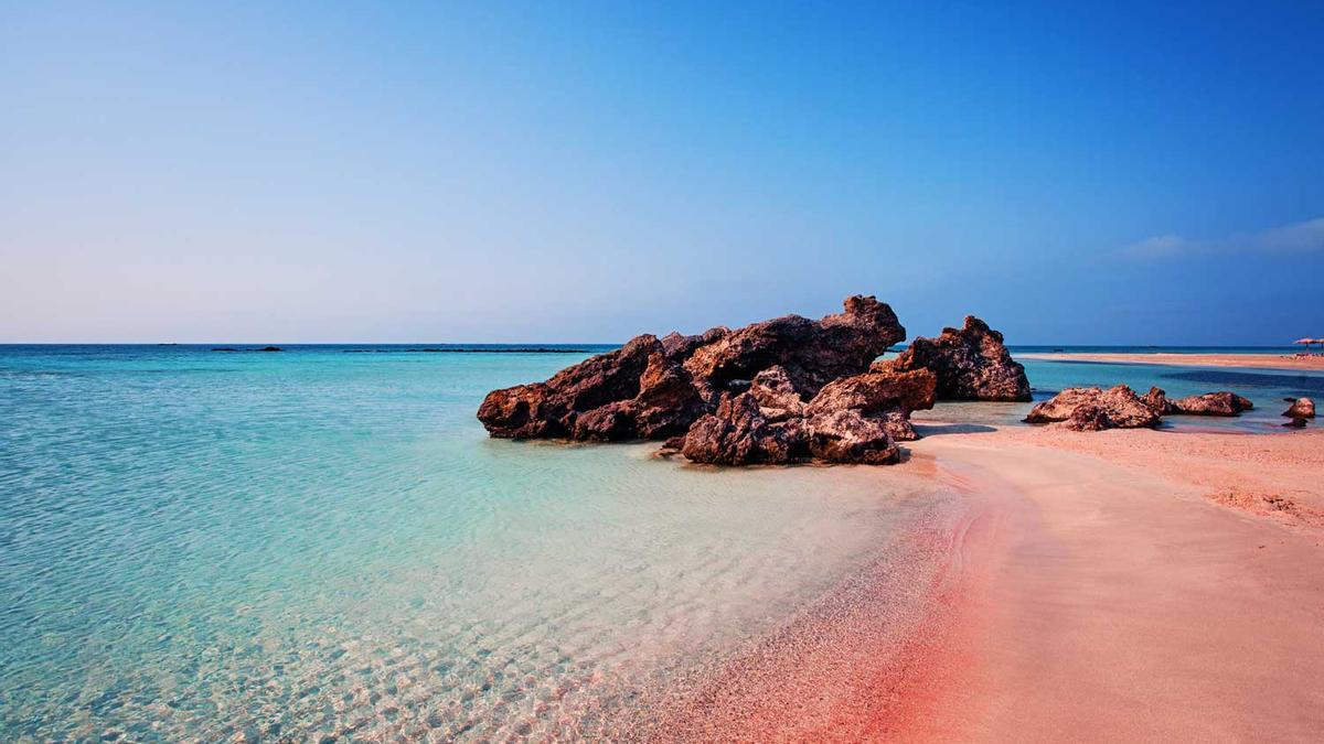 Playa de Elafonissi, Creta, Grecia