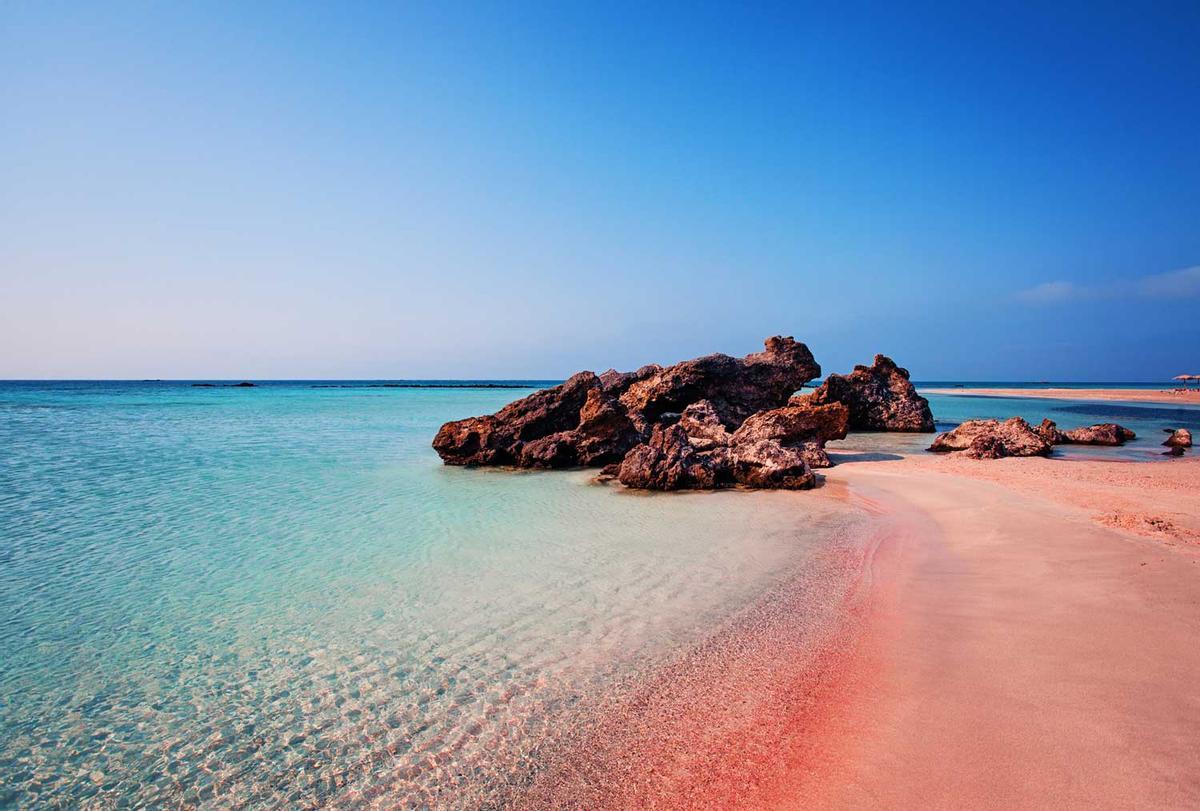 Playa de Elafonissi, Creta, Grecia
