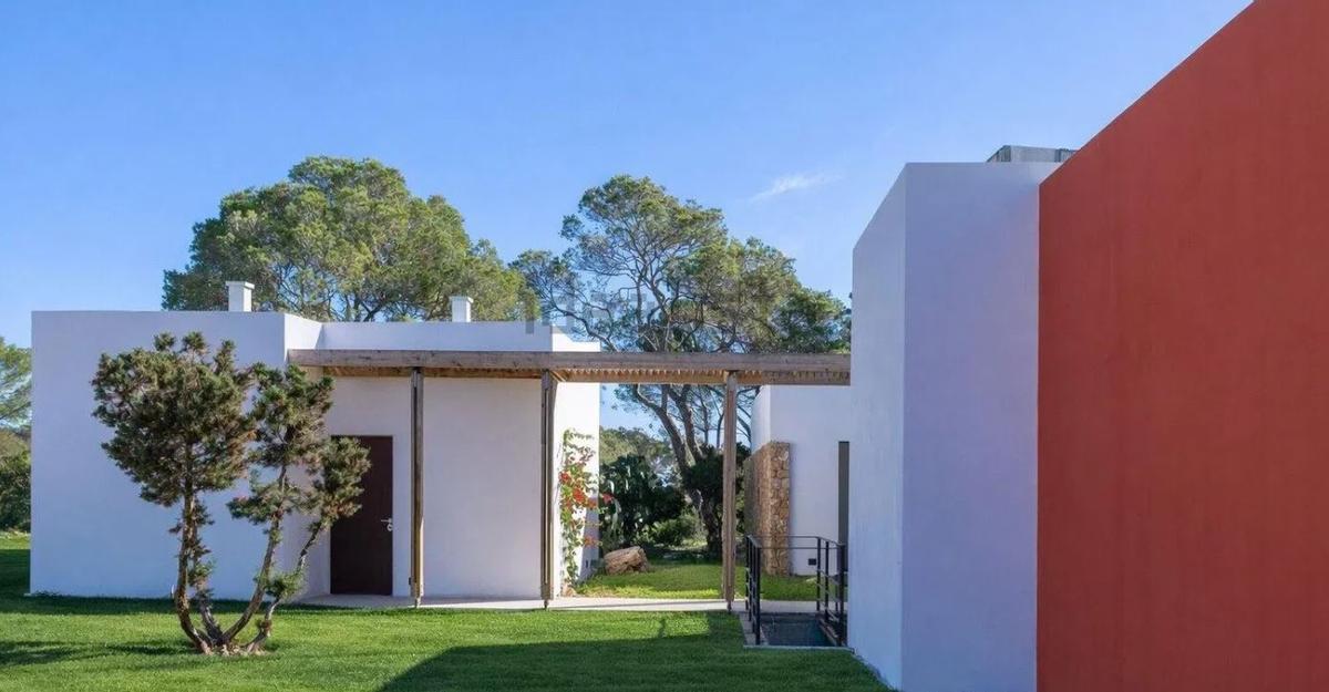 Exterior de la tercera propiedad más cara que puede encontrarse en Idealista en Formentera.