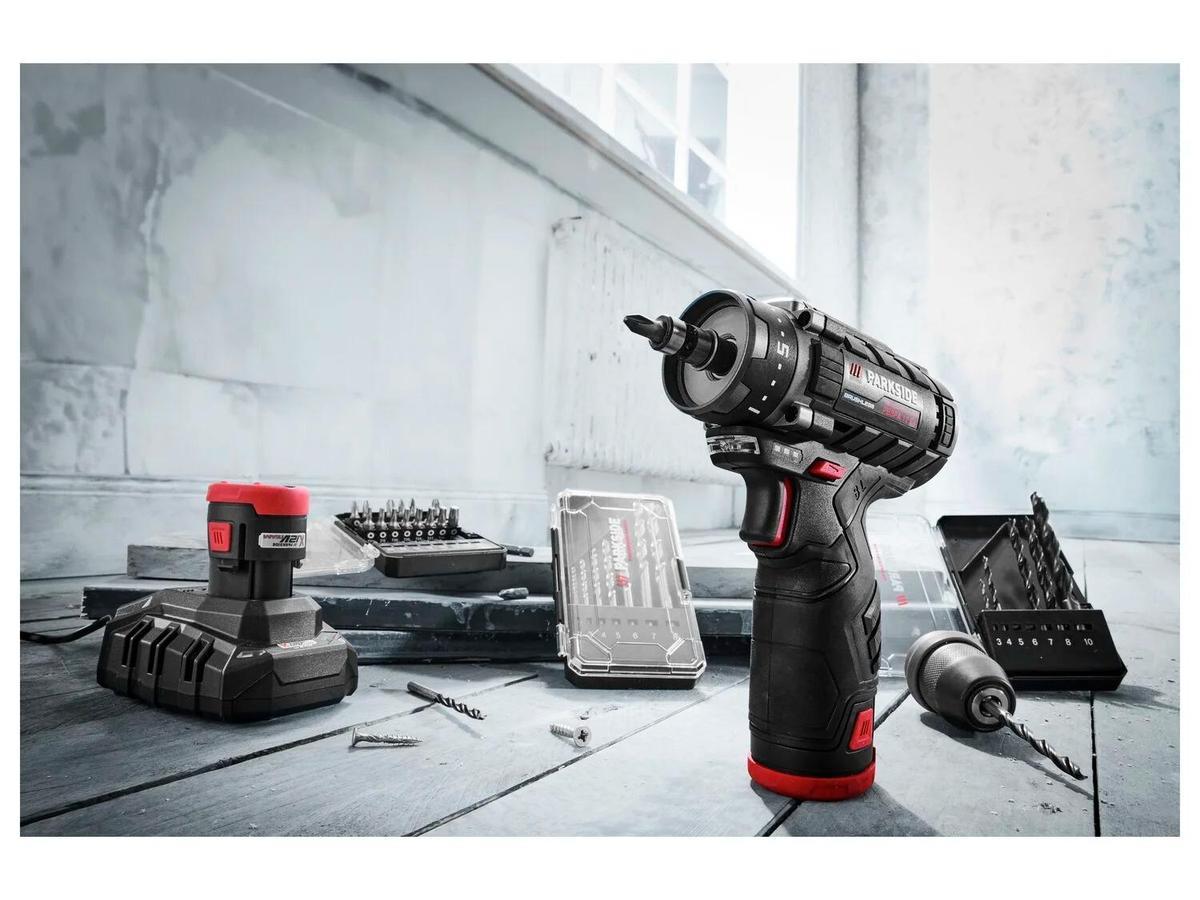 Taladro inalámbrico.