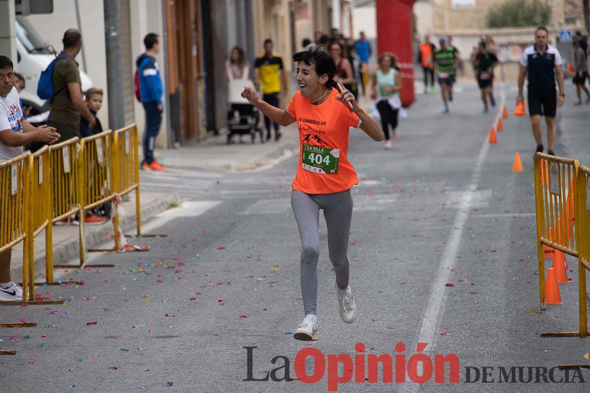 Carrera Popular Urbana y de la Mujer de Moratalla ‘La Villa, premio Marín Giménez (línea de meta)