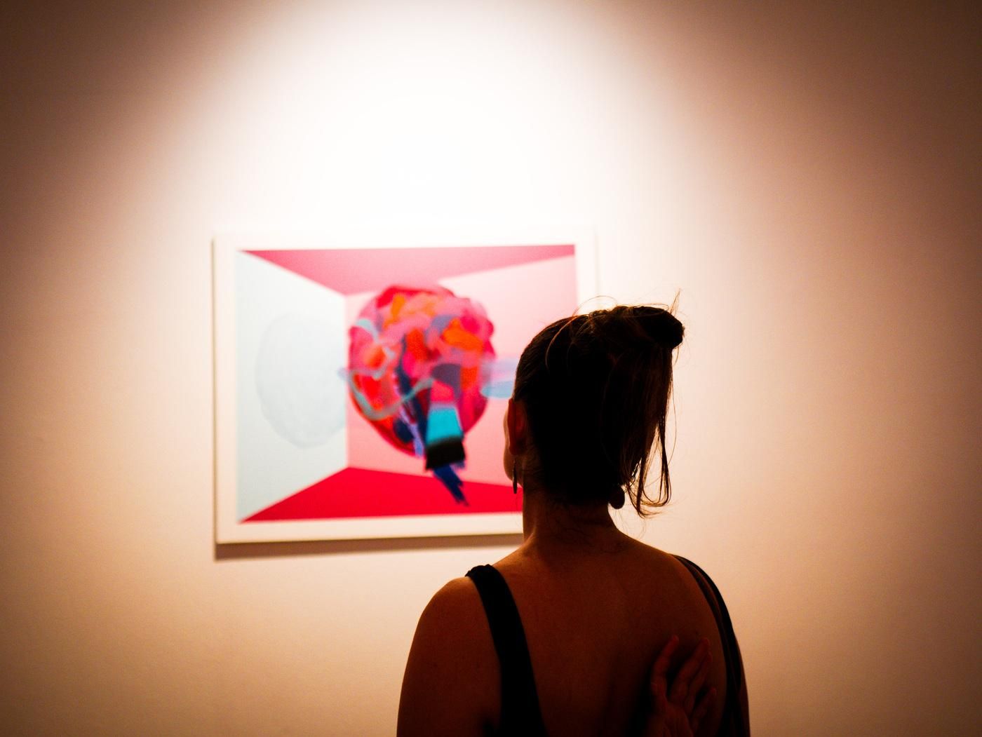 Exposicion en la Casa de la Cultura de Arrecife del artista JUIN