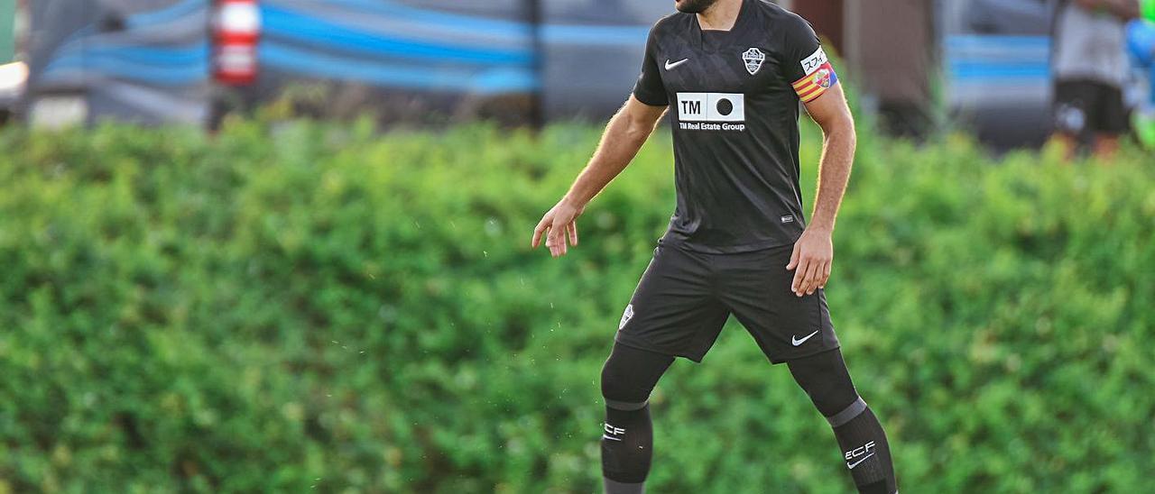 Gonzalo Verdú, durante el partido del pasado miércoles contra el Tenerife. | SONIA ARCOS/ECF