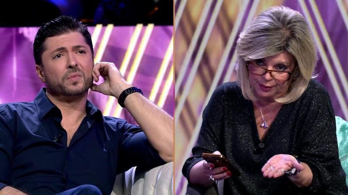 Ángel Cristo y Terelu Campos en 'De viernes'