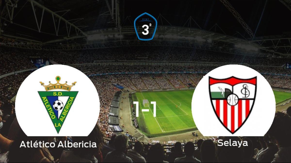 Un punto para cada uno en el Atlético Albericia-Selaya (1-1)