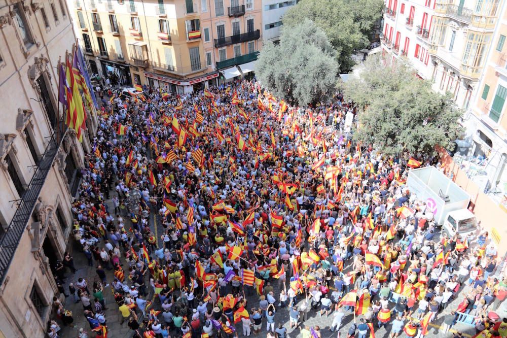 Concentración en Palma a favor de la unidad de España