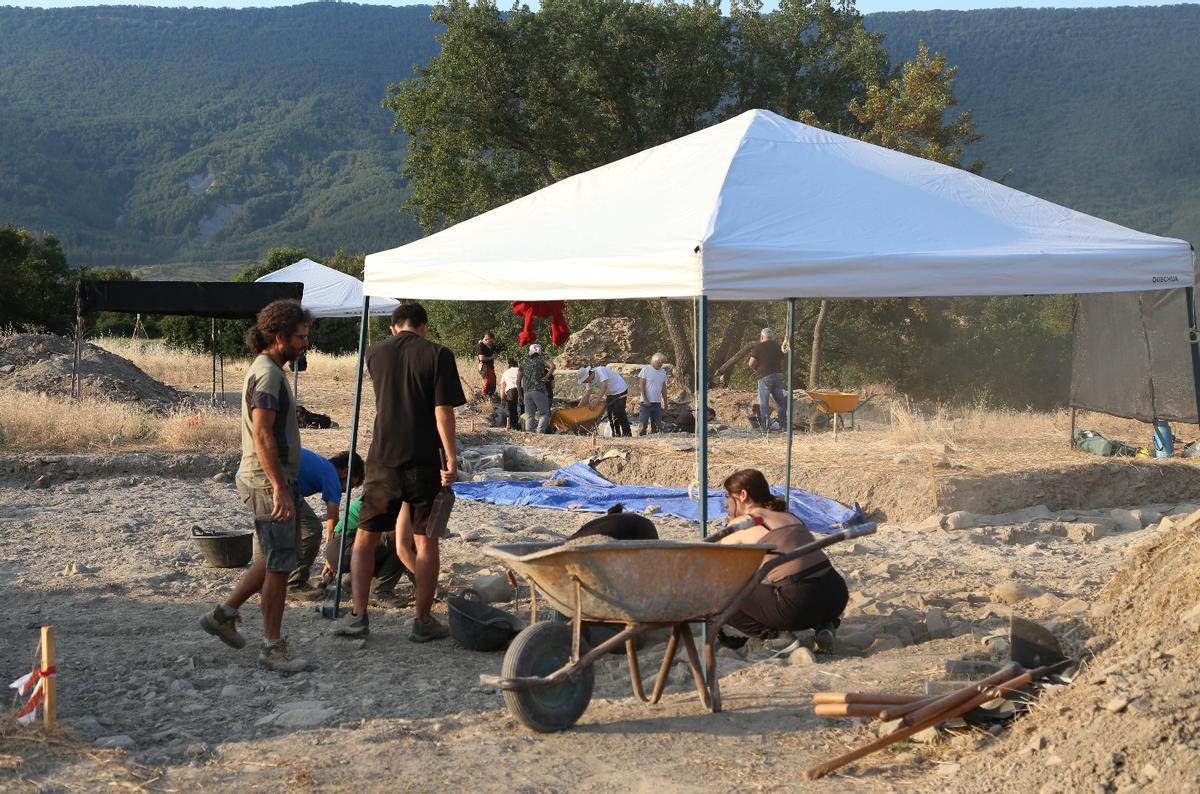 Una imagen de la sexta campaña de excavación en el yacimiento.