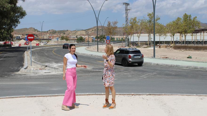 Se asfaltarán varios accesos al Tramo III de la Ronda Central de Evacuación de Lorca este lunes