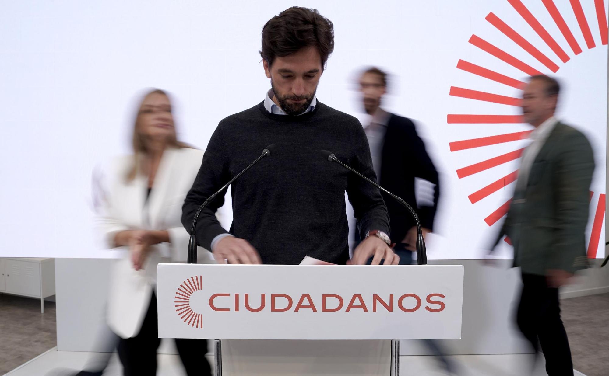 Rueda de prensa de Ciudadanos.