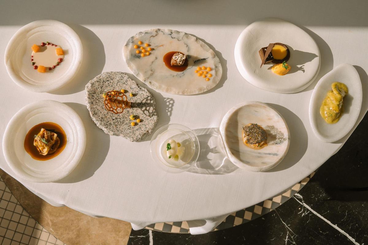 Comer en Palacio Arriluce