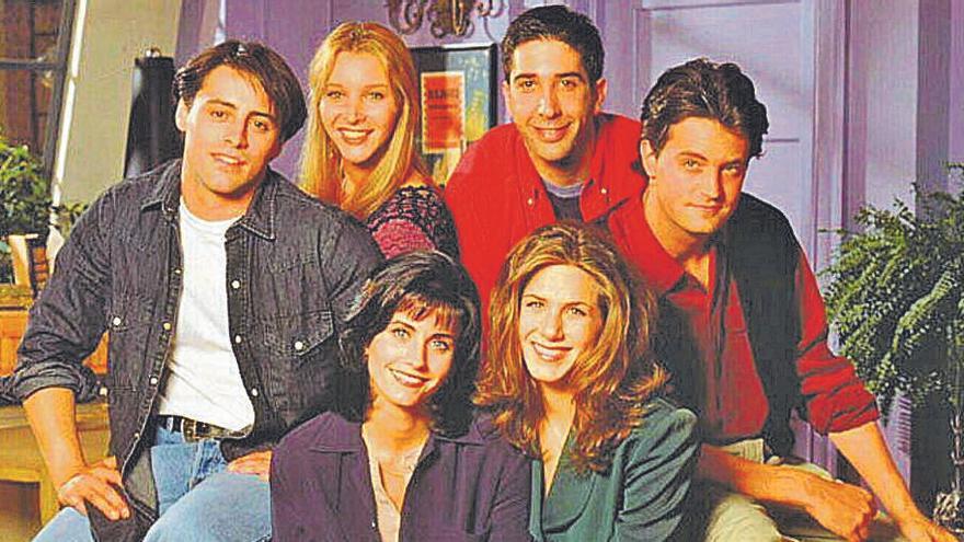 Los protagonistas de “Friends”, en 1994.