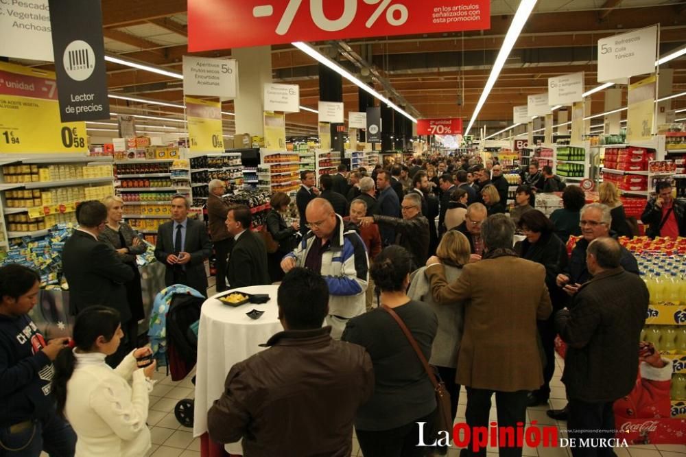 Acto de inauguración de Carrefour en Lorca