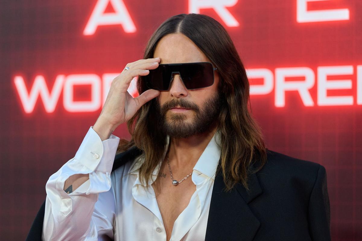 El actor estadounidense Jared Leto, este 7 de octubre en Los Ángeles en la 'premiere' de 'Tron: Ares'.