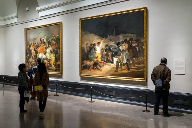 Exposición de la obra de Goya en el Museo del Prado de Madrid