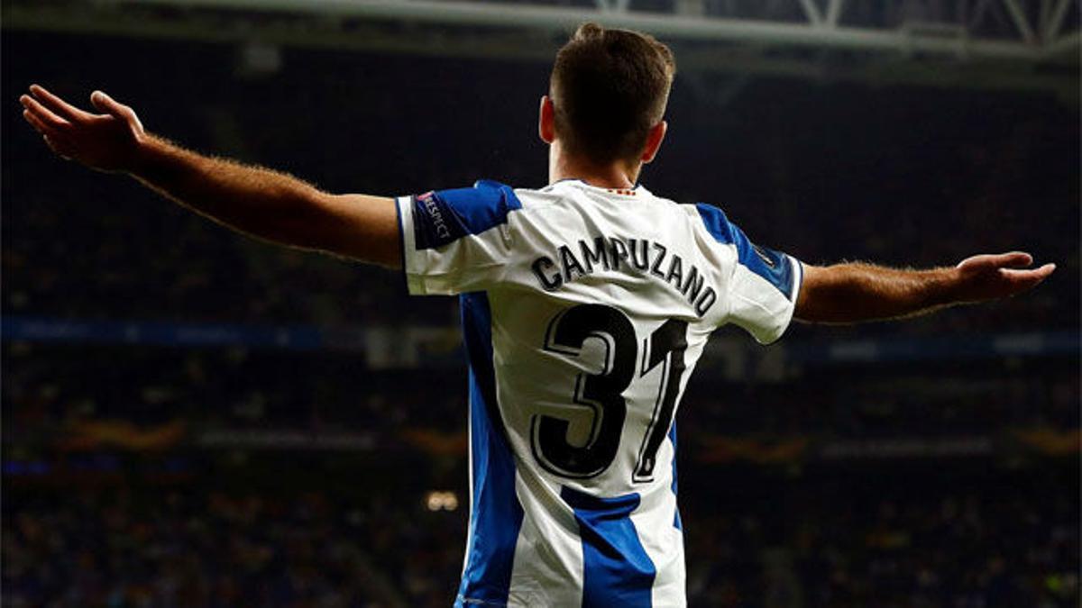 Campuzano sentenció la victoria del Espanyol con un gol de pícaro