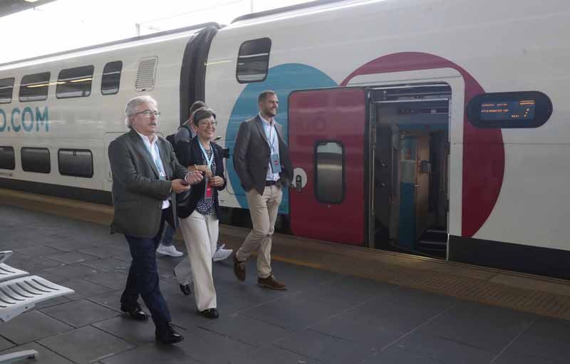 Presentación en València del tren de alta velocidad Ouigo