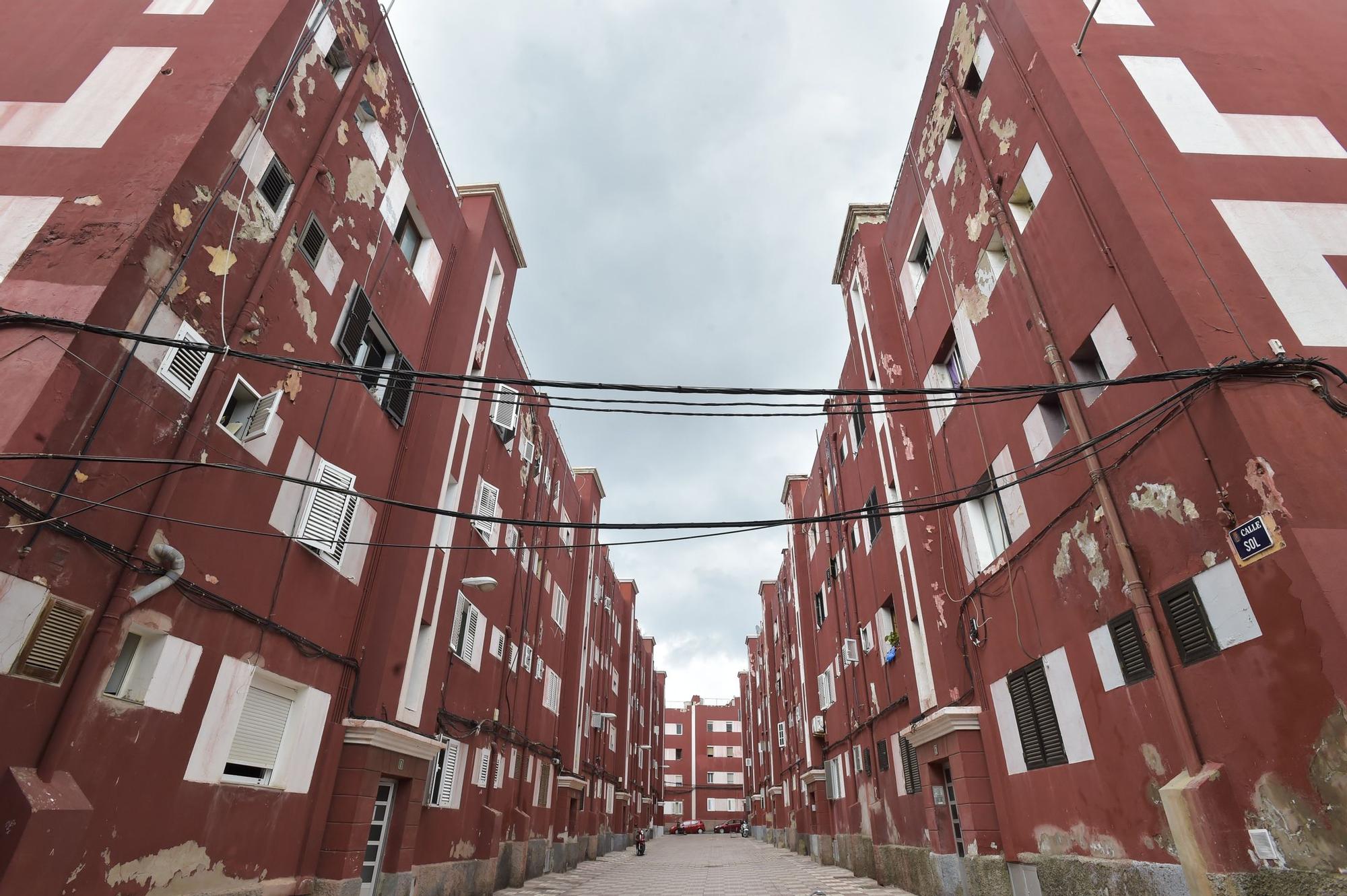 Viviendas del grupo Fermín Sanz-Orrio en La Isleta