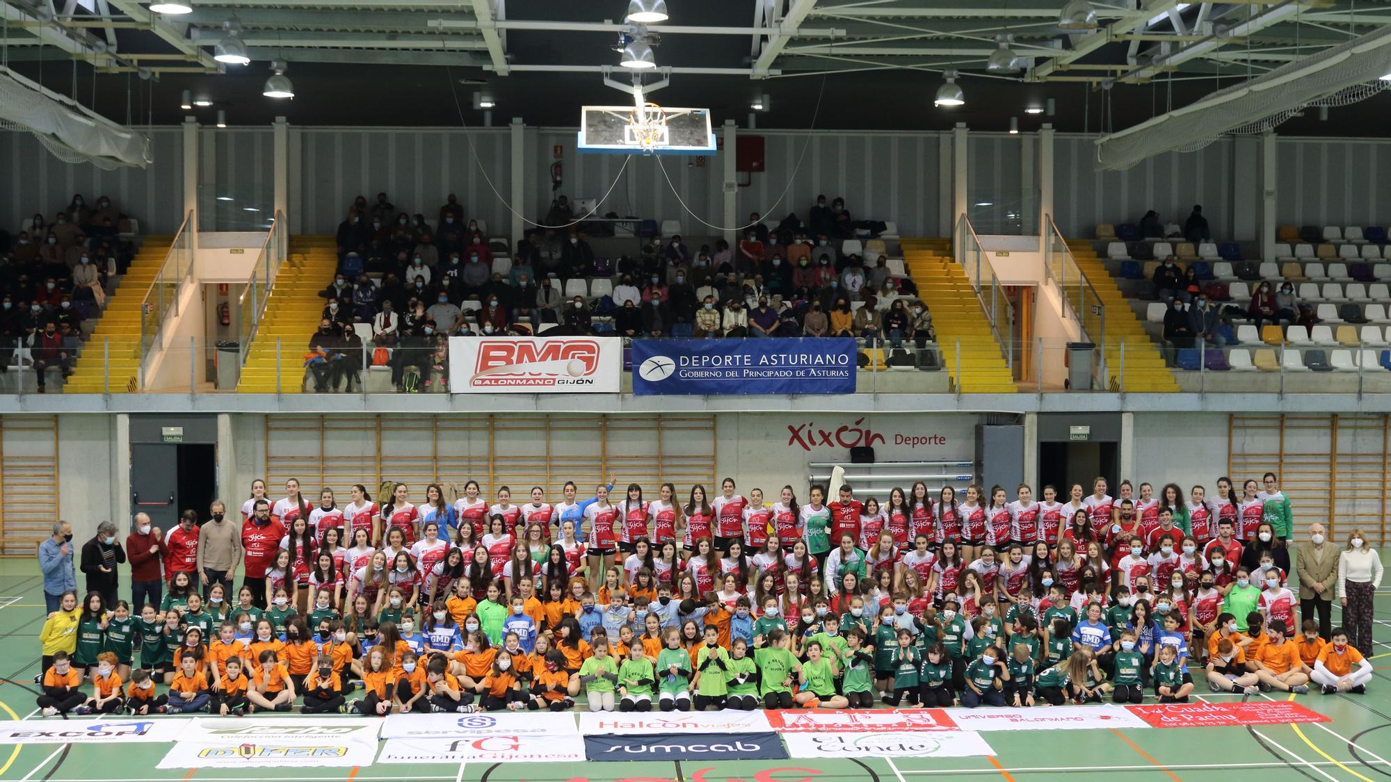 Estos son los equipos del Balonmano Gijón