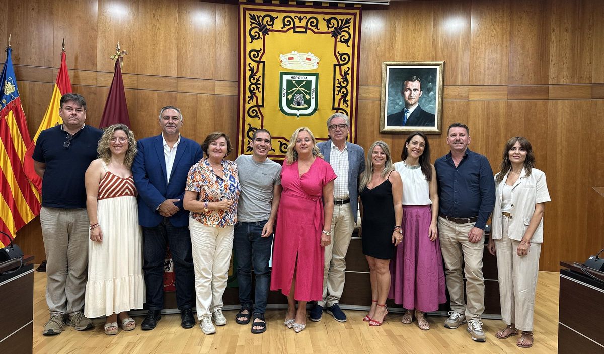 El equipo de gobierno de Calp, tras el pleno de ayer
