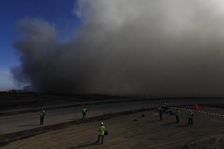 Demolición de la chimenea de Andorra vista desde un dron