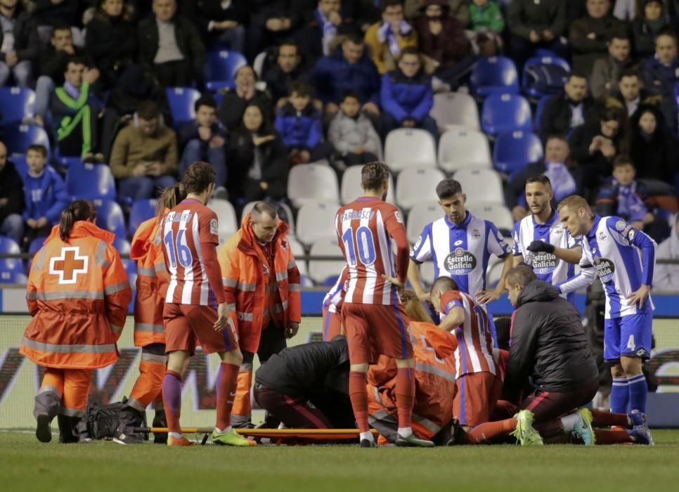 La secuencia del golpe de Fernando Torres en Riazor