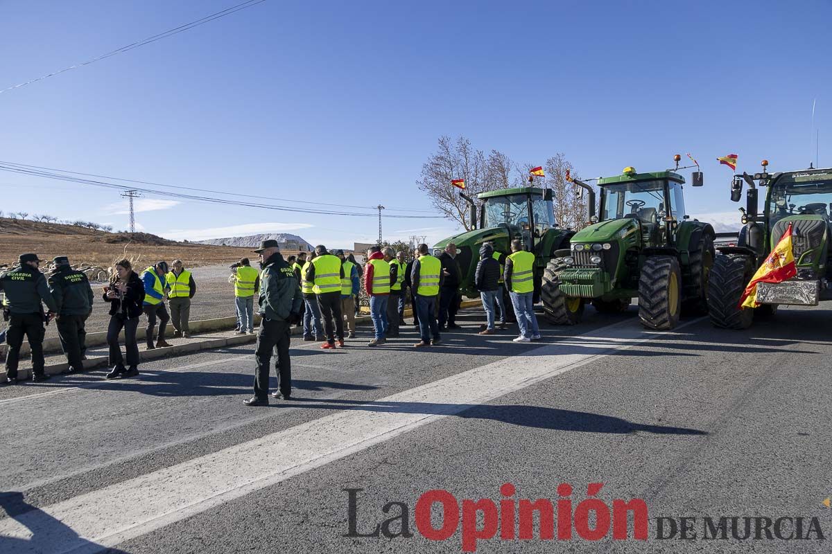 Manifestaciones de agricultores en Caravaca