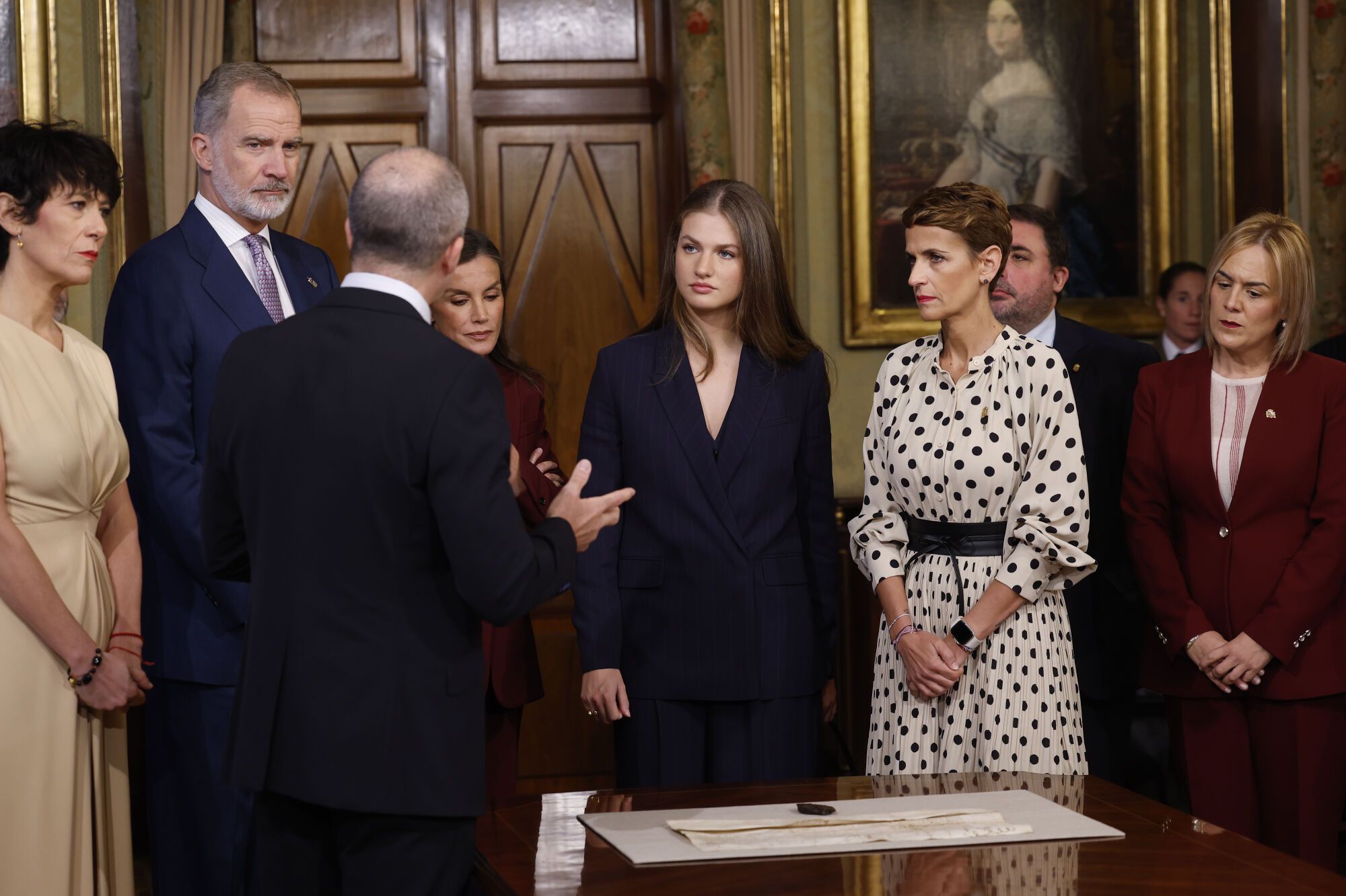 EN IMÁGENES: Leonor se da un baño de multitudes en su estreno como Princesa de Viana