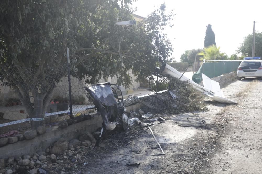Accidente de un helicóptero y una avioneta en Mallorca: así está el lugar del siniestro