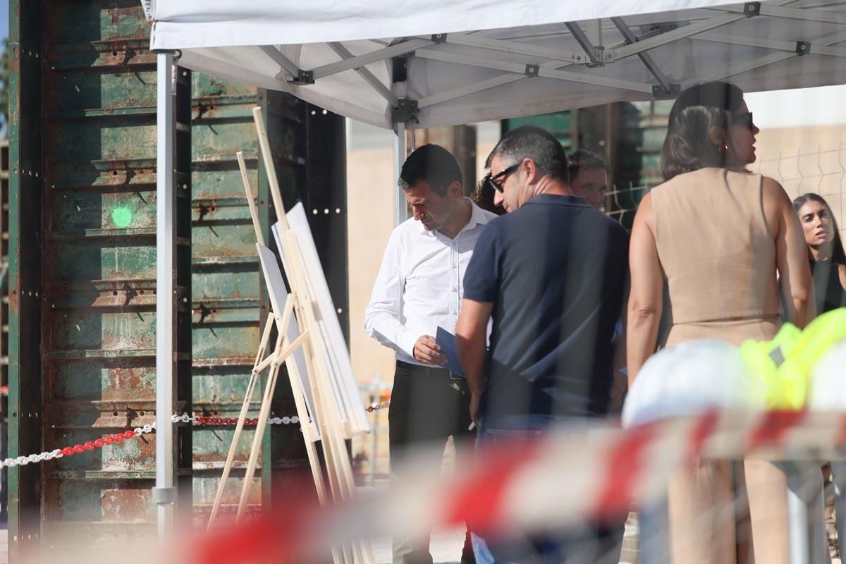 Galería: visita a las obras de la nueva escoleta de Sant Rafel