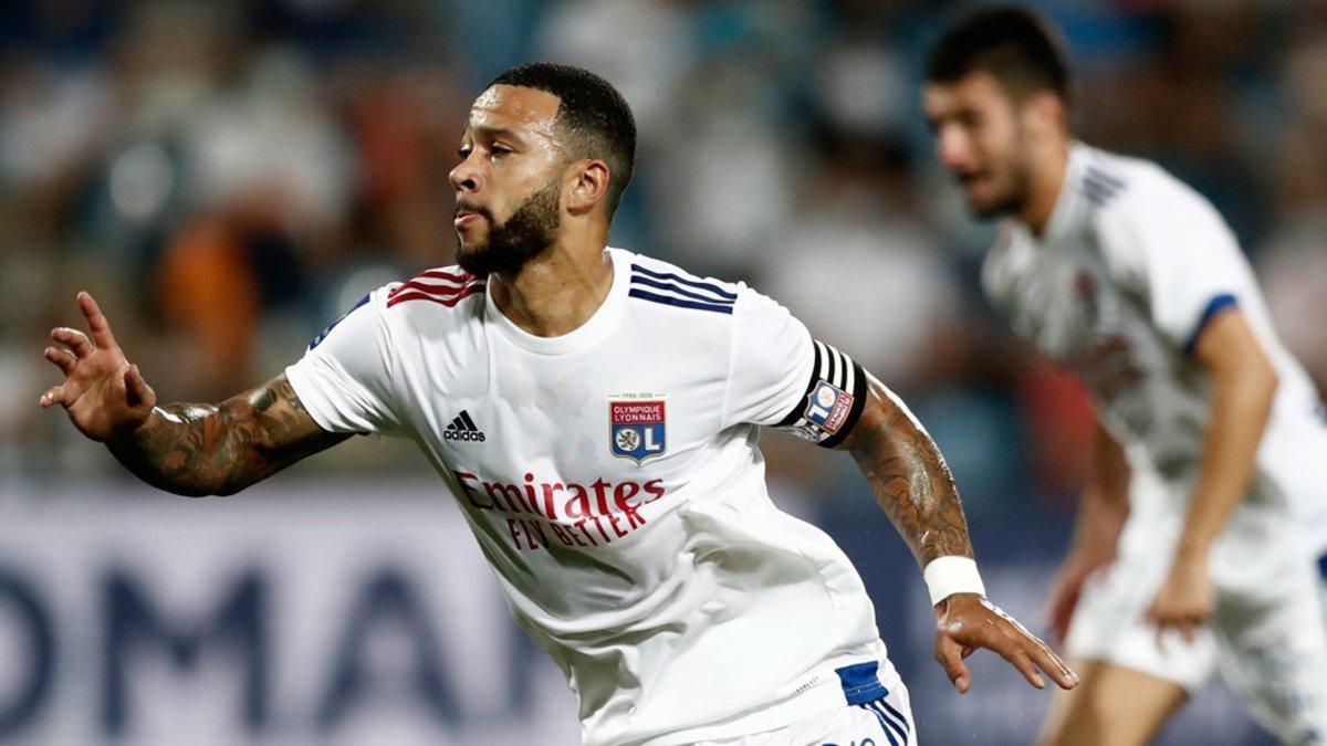 Depay, jugador del Lyon