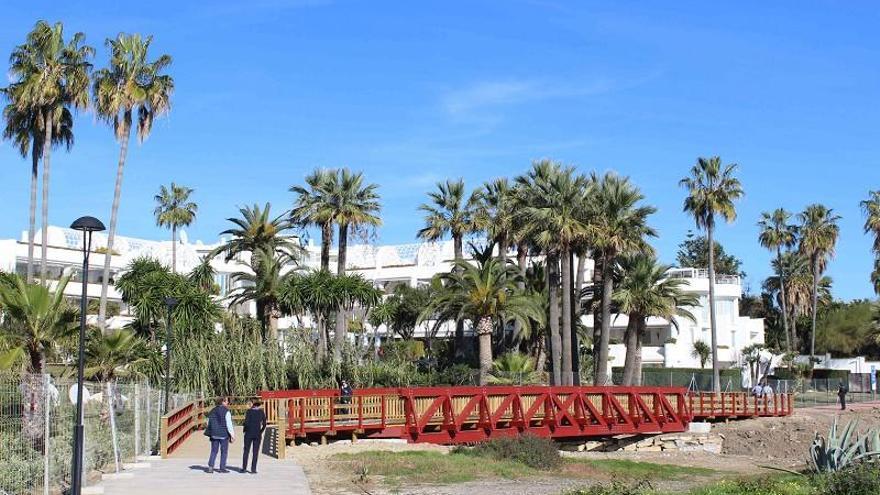 Vista del tramo de la Senda Litoral que se ha inaugurado.