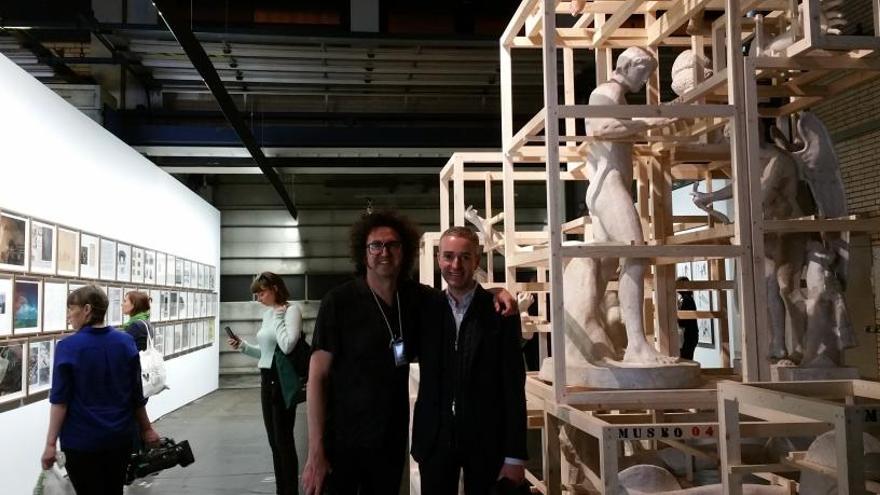 Daniel G. Andújar y José Luis Pérez Pont en Documenta 14 de Kassel