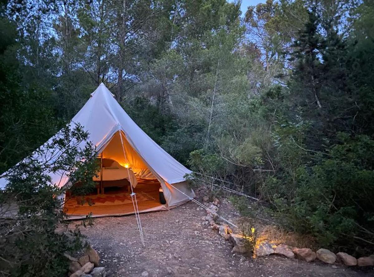 Se alquila yurta, cabaña o tienda de campaña en plena naturaleza en Ibiza
