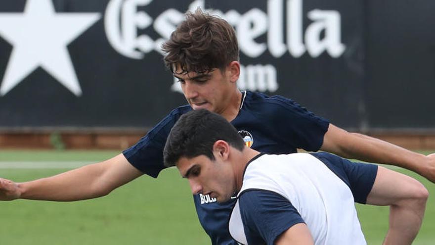 Sito y Gonzalo Villar, con el primer equipo