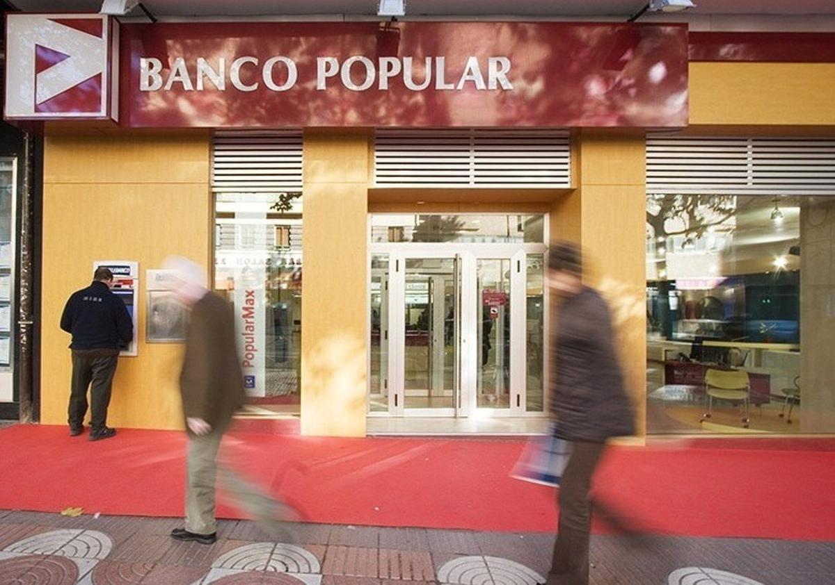Una oficina del extinto Banco Popular.