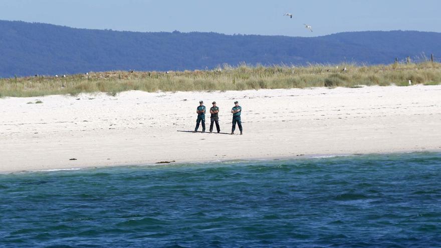 Vigilantes de Medio Ambiente en el Areoso el pasado verano.