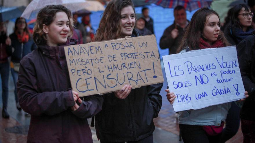 Manifestación en Palma para pedir la absolución de Valtonyc y exigir libertad de expresión