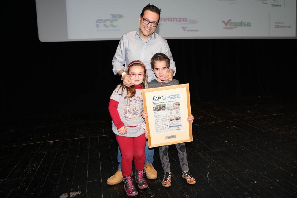 Así fue la entrega de premios de Faro da Escola