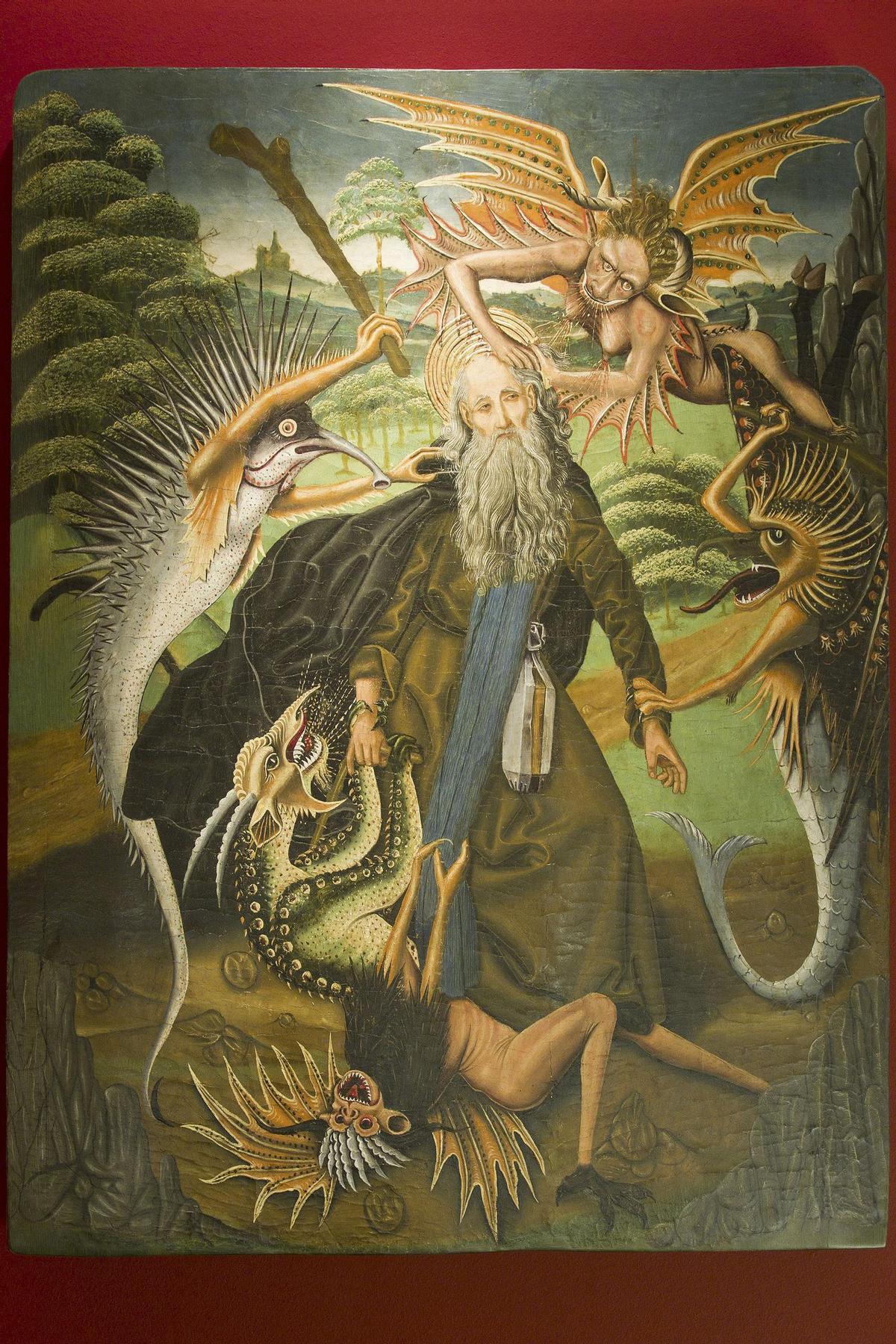 Una obra cedida por el Alma Mater Musem de Zaragoza para la exposición.