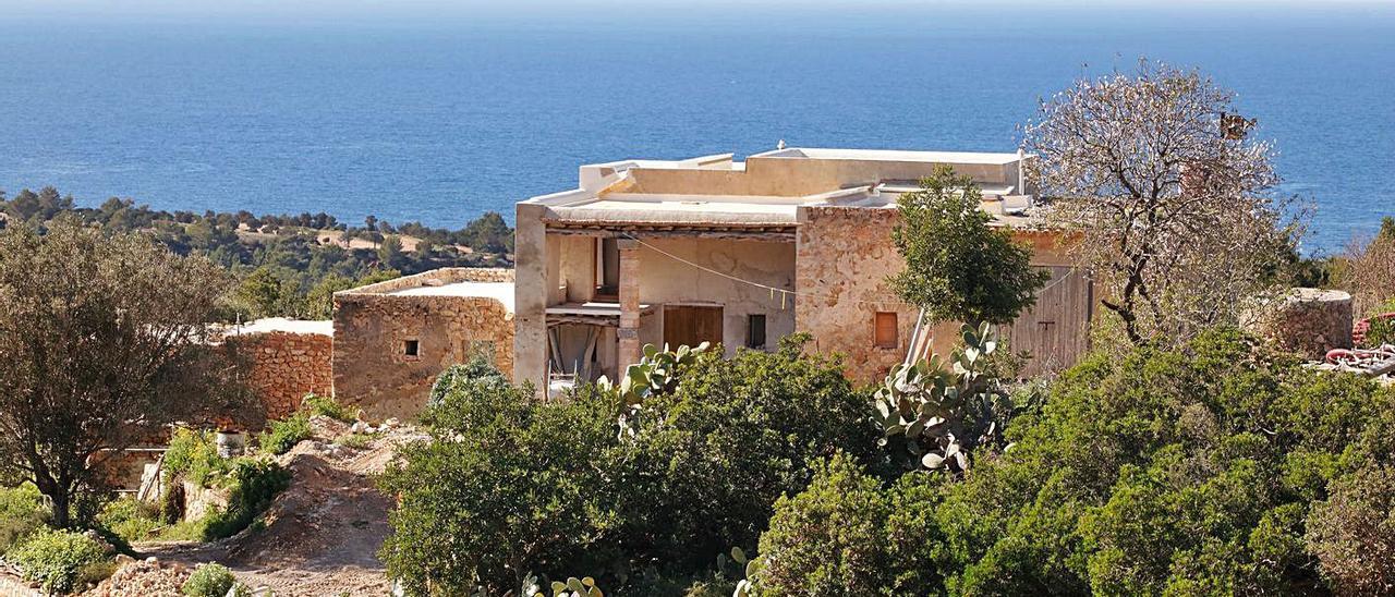 Una casa payesa de la zona de Cala d’Hort. | J. A. RIERA