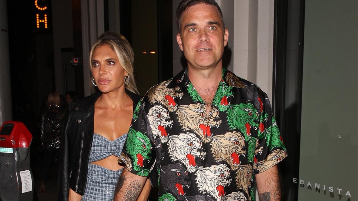 Robbie Williams y su mujer, Ayda Field